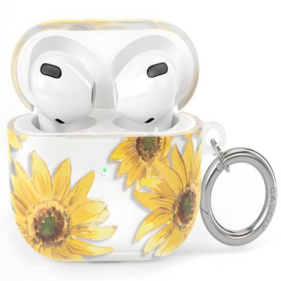 Casely AirPods 3 Case | Golden Garden | Yellow Sunflower | Compatible with AirPods 3