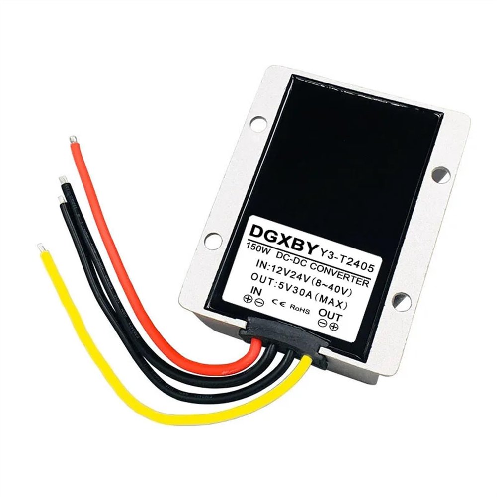 IJPDXOLBQ 12V24V to 5v 10A 15A 20A 25A 30A 40A DC Power Converter 12V to 5V Vehicle Buck/Regulator Module(12V24V to 5V 30A Z)