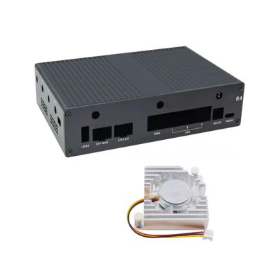 TINGUT Aluminum Enclosure Aluminum Case for Banana Single Board Computers Optional Heat Dissipation Heatsink Fan