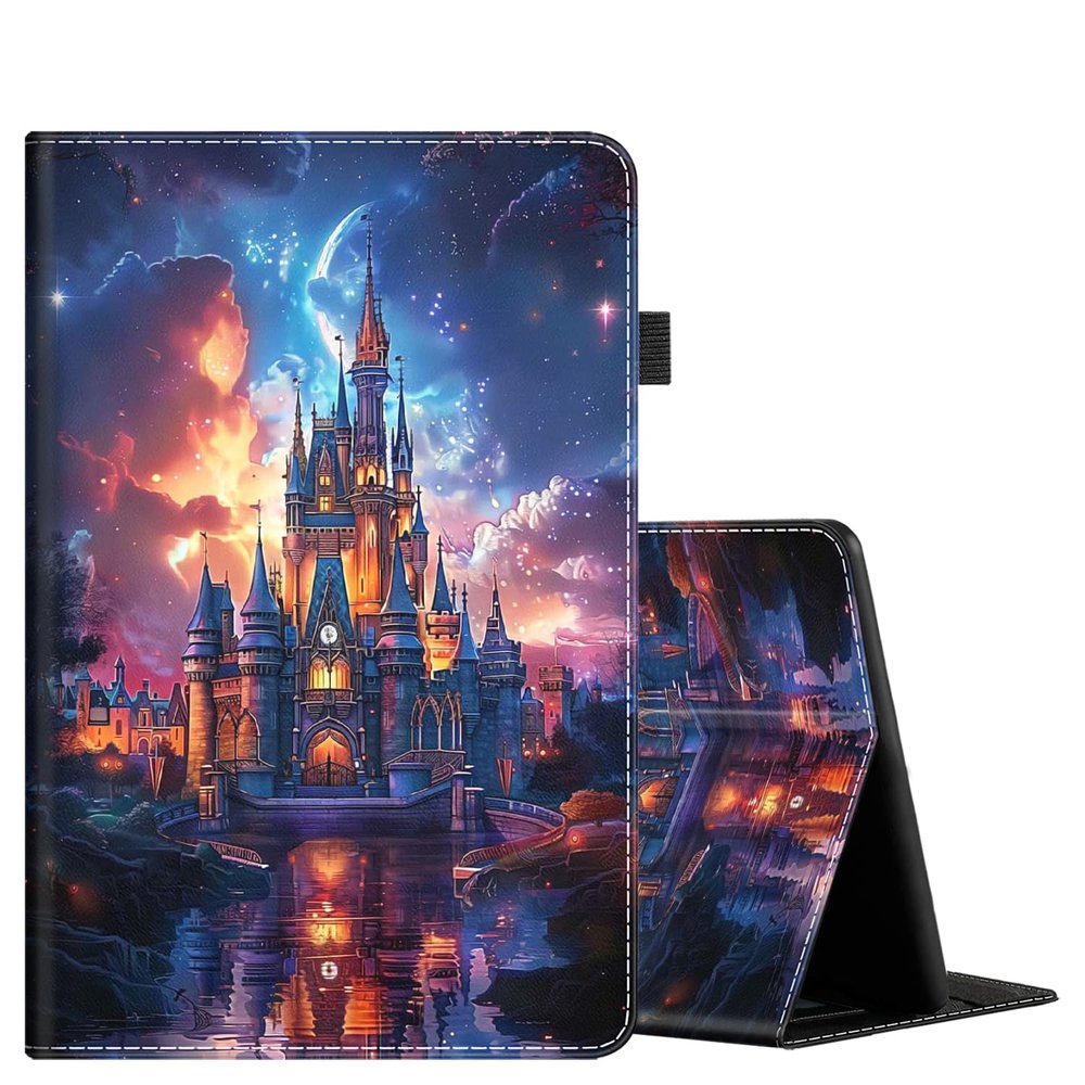 Case for 6" Kindle Paperwhite 5th/6th/7th/10th Gen e-Reader (2012-2018 Release) - PU Leather Sleeve Cover with Auto Sleep/Wake for Kindle Paperwhite 4/3/2/1 6", Castle