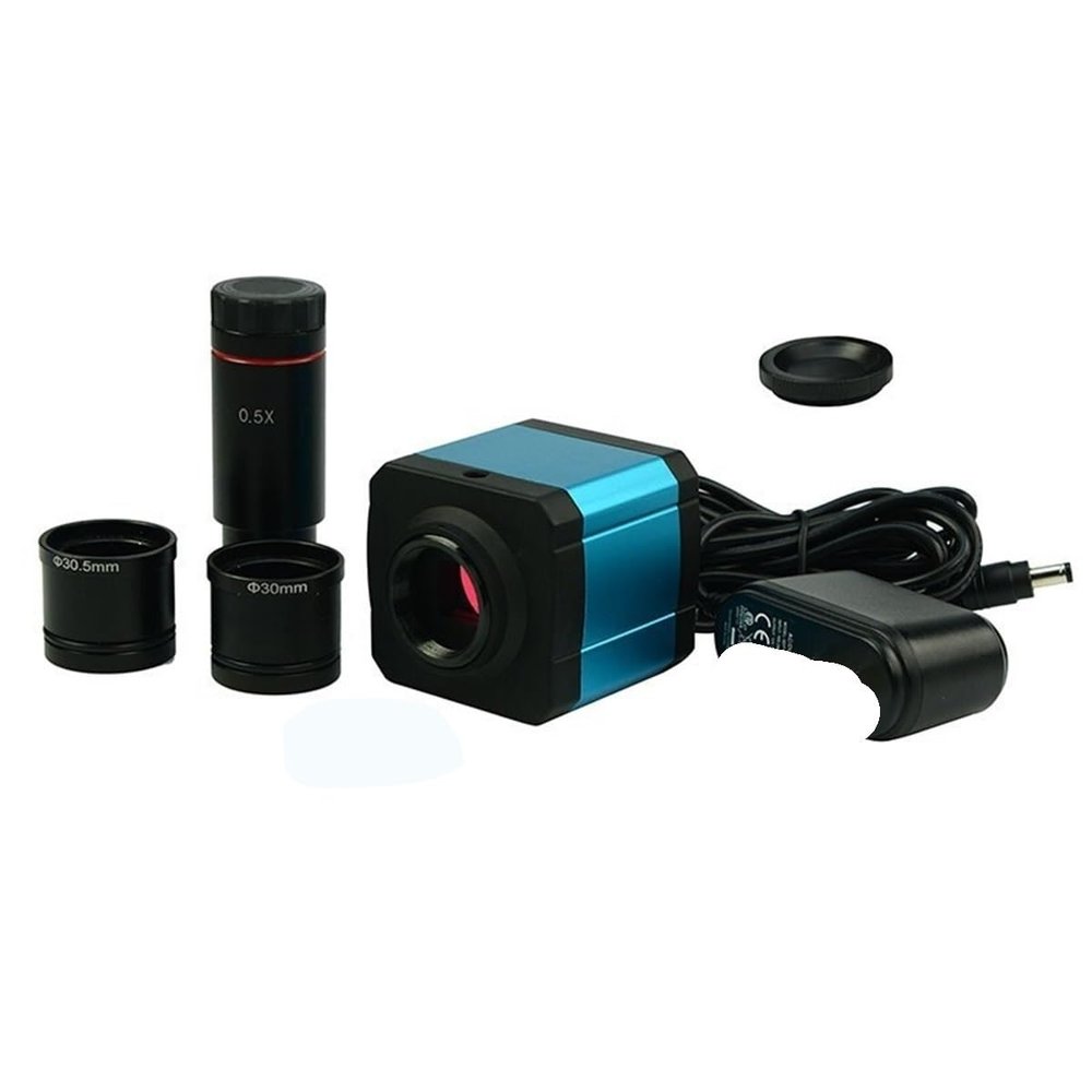 JOEBO Microscope Kit 14MP HD Digital Eyepiece CCD Camera for Microscopes W/Camera Adapter for Microscope Picture Video Saving Microscope Lens Adapters