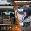 Hand Crank Emergency Radio 10000mAh Weather Radio with AM/FM/NOAA, Grey view 3