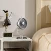TINGUT Cooling Fan USB Desk Fan, Quiet Fan,with 3Speeds Cooling Table Fan 5.6inch Rechargeable Fan for Better Cooling view 3