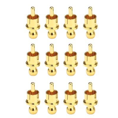 Protect Caps Shorting Caps Gold Plated Metal Protective Caps, Caps Noise Stoppers Shield for Music Sound Improvement