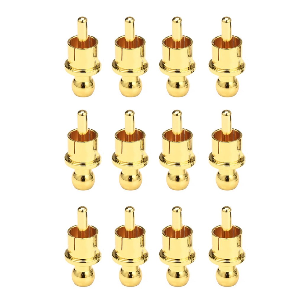 Protect Caps Shorting Caps Gold Plated Metal Protective Caps, Caps Noise Stoppers Shield for Music Sound Improvement