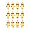 Protect Caps Shorting Caps Gold Plated Metal Protective Caps, Caps Noise Stoppers Shield for Music Sound Improvement view 1