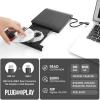 TINGUT Optical Drives Highly Speed Double Interfaces Portable Drives, Player USB3.0 and USB C Interfaces for Laptops view 2