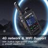 Global Walkie Talkie Unlimited Range Nationwide PTT Radios Long Range 4G& WiFi Supoort Two Way Radio with Flashlight for Logistics, Security Team and Family(2pcswithSIM) view 2