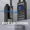Global Walkie Talkie Unlimited Range Nationwide PTT Radios Long Range 4G& WiFi Supoort Two Way Radio with Flashlight for Logistics, Security Team and Family(2pcswithSIM) view 3
