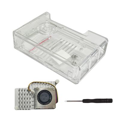 TINGUT abs Enclosure Case for 5 Optional Cooling Fan and Heatsinks for 5 Board Protector Housing