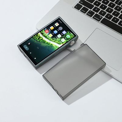AudioPartner Soft Crystal Clear TPU Protective Shell Skin Case Cover for iBasso DX180 (Clear Black)