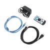 Microscope Observation 4K 1080P 60FPS 55MP HDMI USB Video Lab Microscope Camera C-Mount Lens LED Ring Light for PCB Mobile Repair Soldering(300X Lens LED Light) view 4