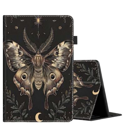 Case for 6.8" Kindle Paperwhite (11th Gen-2021) and Kindle Paperwhite Signature Edition, Light Shell Cover with Auto Wake/Sleep for Kindle Paperwhite 2021 E-Reader, Retro Moth