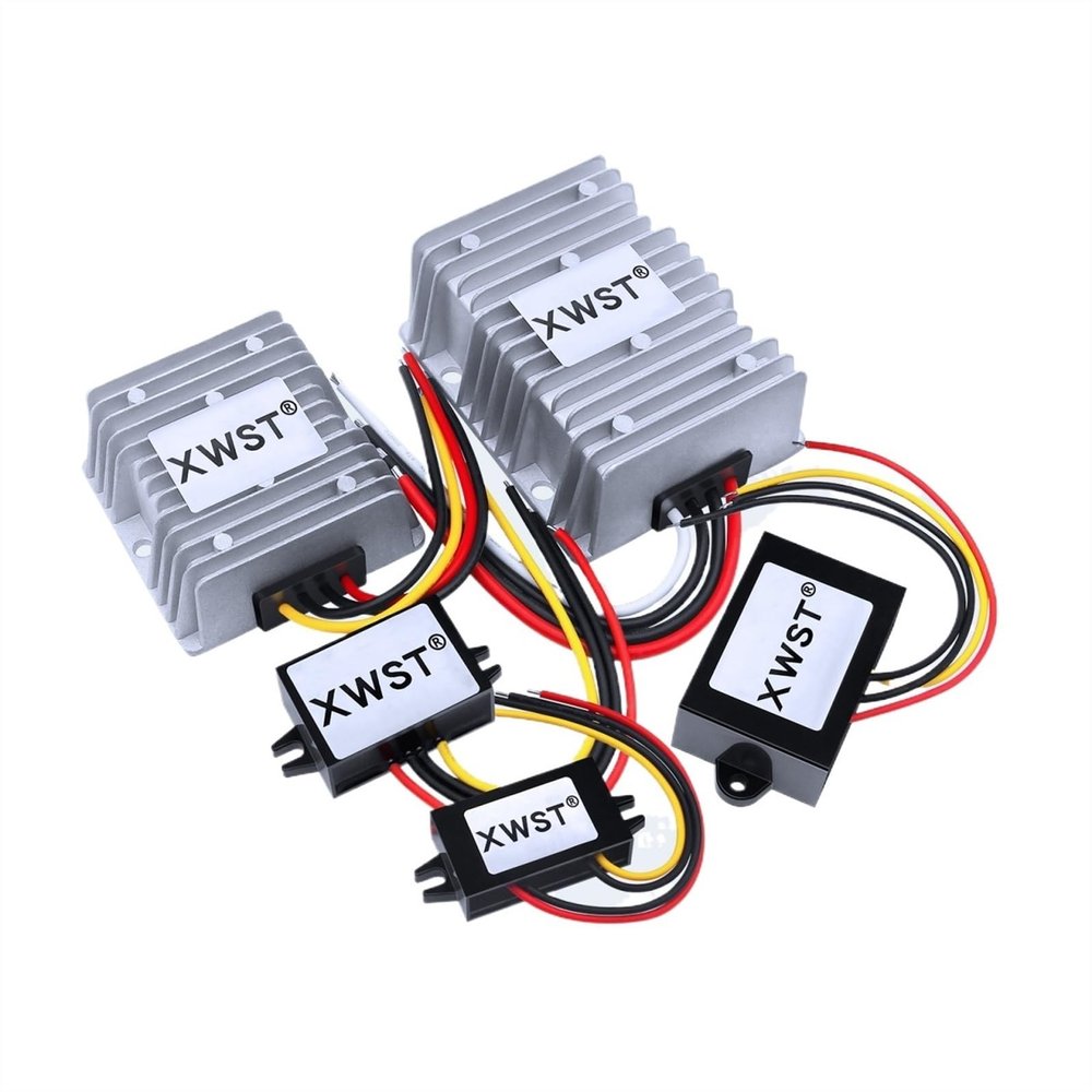 IJPDXOLBQ DC DC Converter 20-90v 24V36V48V60V72V to 12V Module 1-24A Power Inverter Buck Adapter Voltage Regulator for Car(1A ABS Platisc S)