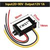 IJPDXOLBQ DC DC Converter 20-90v 24V36V48V60V72V to 12V Module 1-24A Power Inverter Buck Adapter Voltage Regulator for Car(1A ABS Platisc S) view 2