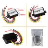 IJPDXOLBQ DC DC Converter 20-90v 24V36V48V60V72V to 12V Module 1-24A Power Inverter Buck Adapter Voltage Regulator for Car(1A ABS Platisc S) view 3