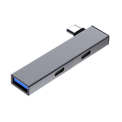 GENYUI USB C Hubs Type C Converters with 2Type C and USB Port Adapter for Efficient Connectivity Plugs and Play