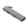 GENYUI USB C Hubs Type C Converters with 2Type C and USB Port Adapter for Efficient Connectivity Plugs and Play view 3