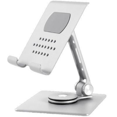 TINGUT Metal Foldable Stand, Multiple Tablets Stand Holder Rotating Stand Stable &Stylishs Phone Tablets Holder Bracket