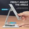 TINGUT Metal Foldable Stand, Multiple Tablets Stand Holder Rotating Stand Stable &Stylishs Phone Tablets Holder Bracket view 3