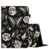 Case for 6.8" Kindle Paperwhite (11th Gen-2021) and Kindle Paperwhite Signature Edition, Light Shell Cover with Auto Wake/Sleep for Kindle Paperwhite 2021 E-Reader, Black and White Moth view 1