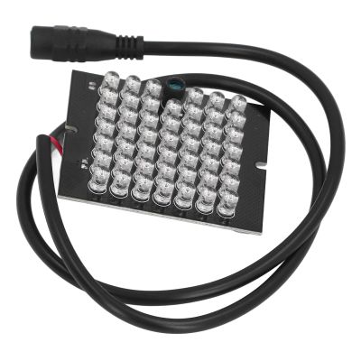 940nM IR lamp Board, Automatic Sensing 48 LEDs IR Infrared Board Plate, Compact IR Infrared LED Board for CCTV Security Camera DC12V, IR CCTV Accessories