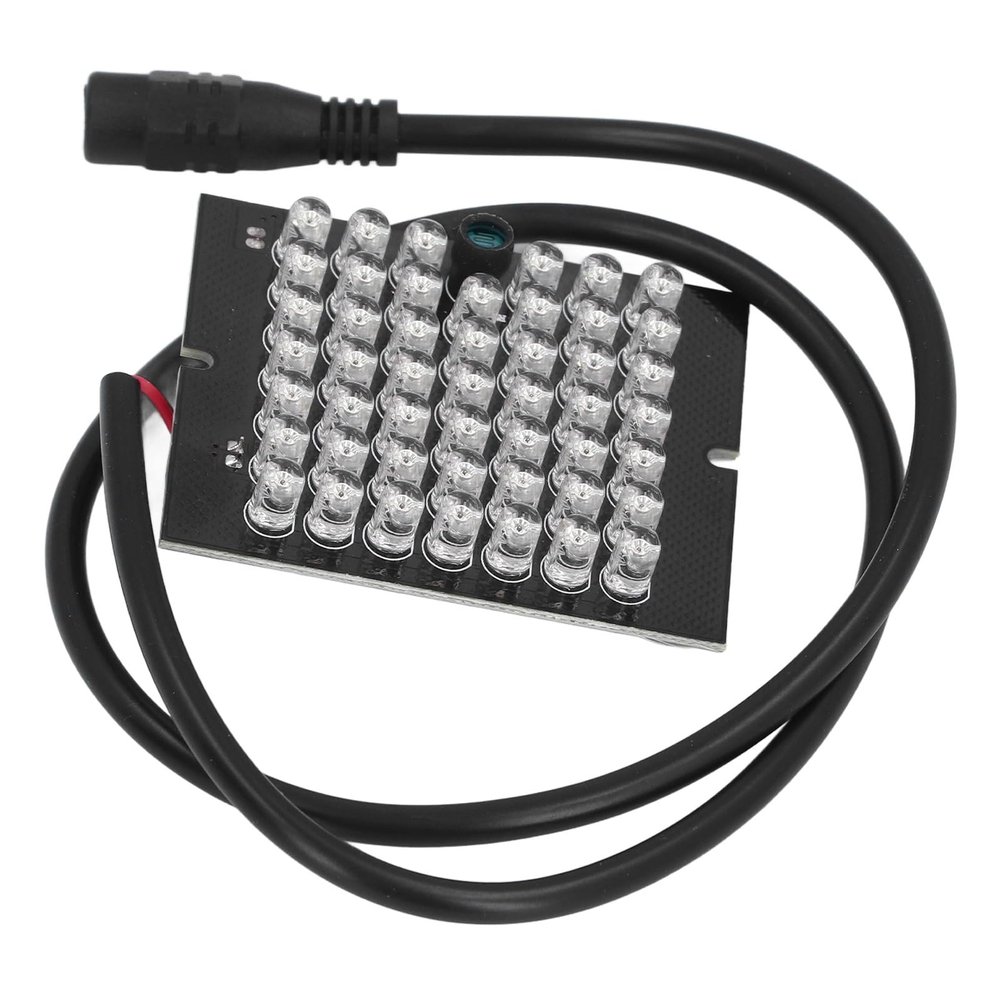 940nM IR lamp Board, Automatic Sensing 48 LEDs IR Infrared Board Plate, Compact IR Infrared LED Board for CCTV Security Camera DC12V, IR CCTV Accessories