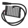940nM IR lamp Board, Automatic Sensing 48 LEDs IR Infrared Board Plate, Compact IR Infrared LED Board for CCTV Security Camera DC12V, IR CCTV Accessories view 1
