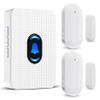 Daytech Wireless Door Chime Alarm System - 800ft Range, 20 Melodies, 5 Volume Levels, LED Alert with 2 Sensors + 1 Receiver for Home, Business, Office & Store Security view 1