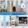 Daytech Wireless Door Chime Alarm System - 800ft Range, 20 Melodies, 5 Volume Levels, LED Alert with 2 Sensors + 1 Receiver for Home, Business, Office & Store Security view 3