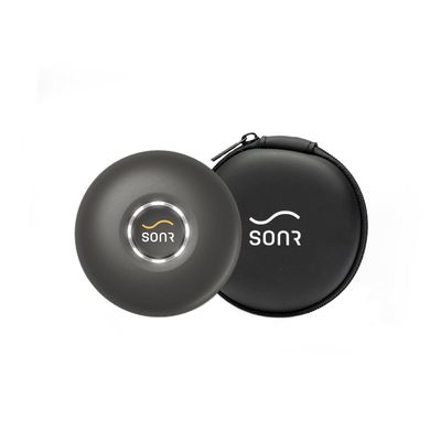 SONR Music 2-in-1 Bundle  Open-Ear Underwater Music Player for Swimmers & Storage case (Graphite)