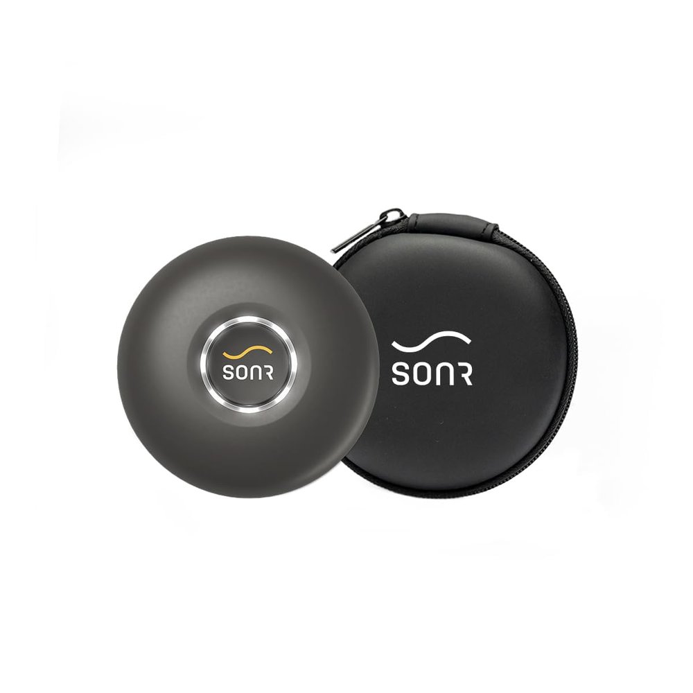 SONR Music 2-in-1 Bundle  Open-Ear Underwater Music Player for Swimmers & Storage case (Graphite)