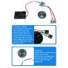 Recordable Voice Chip, Single Play 60S Recording Time, for Xmas Greeting Cards, Crafts, Toy Boxes, It with Red Wire Key, Black Wire Key for Easy Operating view 2
