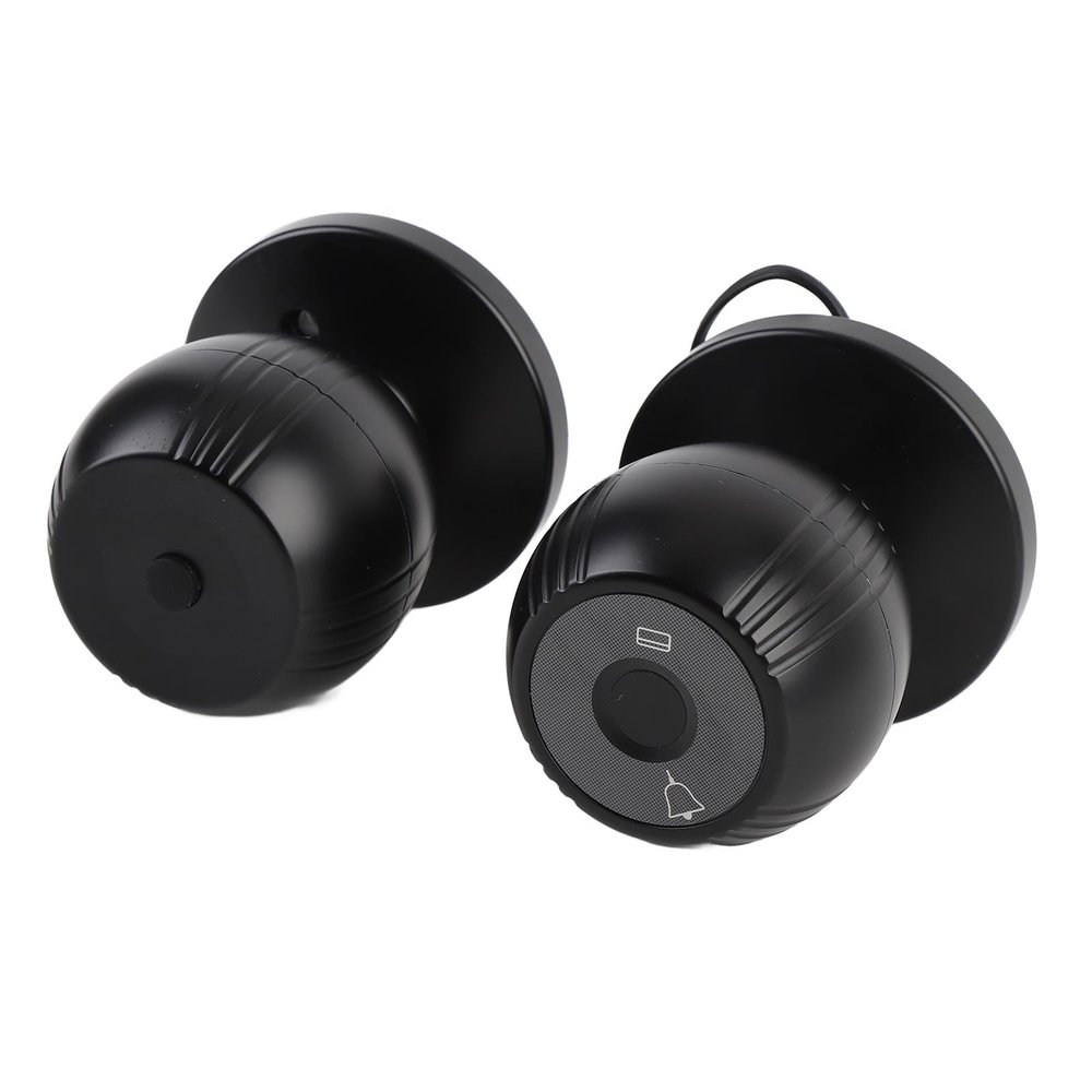 ZIZEV Smart 5 in 1 Smart Fingerprint Door Knob, Wi Fi Smart Door Lock Biometric Door Knobs and App Control, Biometric Keyless Door Lock for Room, Garage, Office, Apartment (Black)