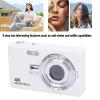 4K Digital Camera, High Definition Imaging, 50MP Resolution, Easy to Operate, 16X Digital Zoom, Fun Features, Advanced Mic, Rechargeable, Portable, ABS Material, 2.4 Inch Screen, view 2