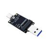 jiingekk Solid States Disk Adapter USB A USB C Converter 2230 JMS583 USB 3.2 USB C Adapter For PC view 3