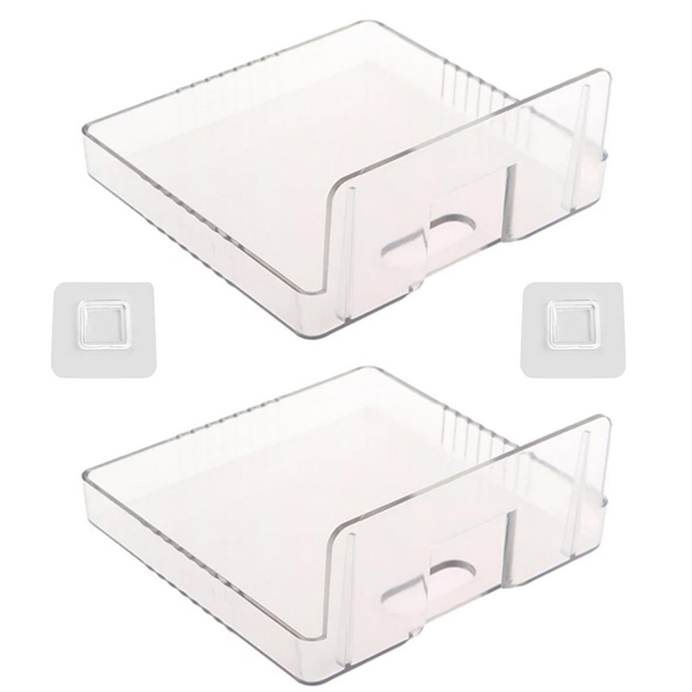2PCS Adhesive Wall-Mounted Camera Storage Bracket Drill Free Steady Mount for Security Cameras Baby Monitors