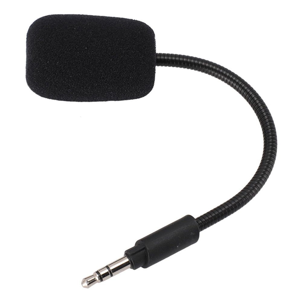 CHICIRIS Detachable Microphone Replacement, 3.5mm Plug with 360 Degree Rotating Jack, Compatible with G433 GRPO Gaming Headset, High Sensitivity, Sponge Cover for Noise Reduction