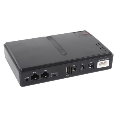 7200mAh Router Uninterruptible Power Supply, DC 5V 9V 12V, LED Indicator for Routers Optical Modems MP3 MP4 with Compact Design (US Plug)