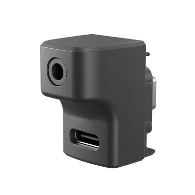 CHICHIYANG Audio Adapter Camera External Mic Adapter Type-C & 3.5mm Fit for Insta 360 Ace/Ace Pro Action Camera