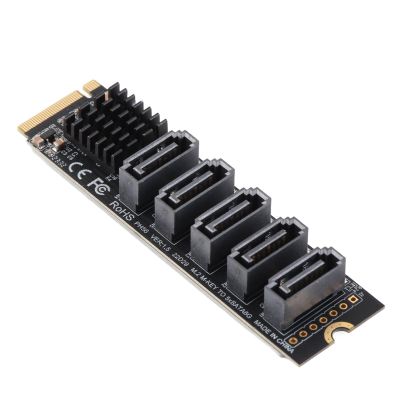 Akozon High Performance M.2 to PCIE Adapter Card, Hard Drive Reader, Memory Card Reader Converter for OS X, with JMB585 Chip and Heat Sink