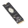 Akozon High Performance M.2 to PCIE Adapter Card, Hard Drive Reader, Memory Card Reader Converter for OS X, with JMB585 Chip and Heat Sink view 3