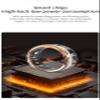 Hoorawwi Smart Ring, Smart Health Ring for Women Men IP68 Waterproof Fitness Tracker w/Sleep Heart Rate Blood Pressure Oxygen Monitor Bluetooth Pedometer Calories Step Counter, Gold #8 view 3