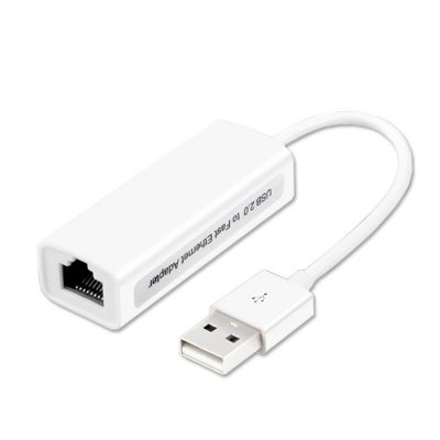 ROBAUN USB Ethernet USB 3.0 2.0 to RJ45 10/100/1000Mbps Gigabit Adapter Compatible with PC TV Set-top Network Card USB LAN(USB2.0 100Mbps)