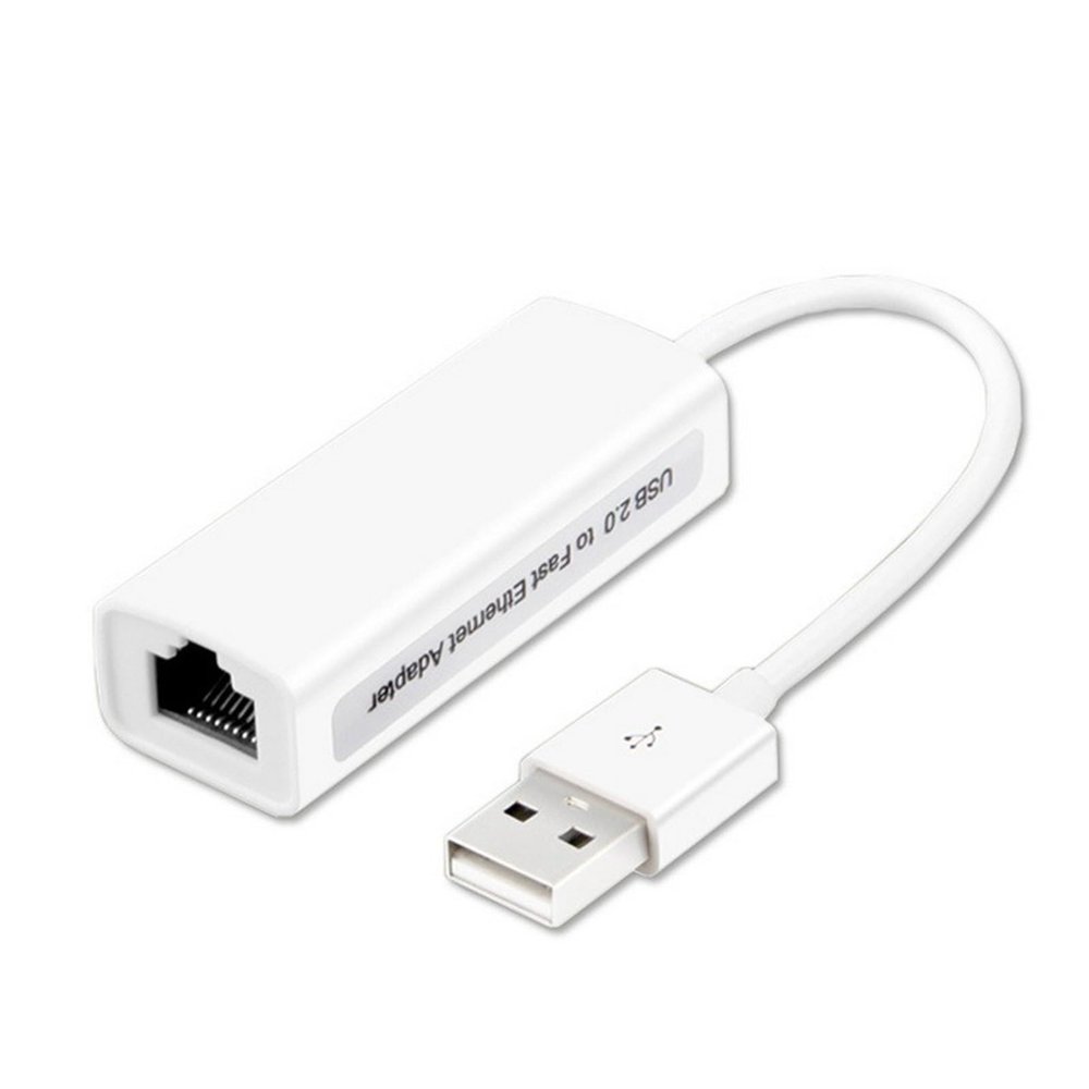 ROBAUN USB Ethernet USB 3.0 2.0 to RJ45 10/100/1000Mbps Gigabit Adapter Compatible with PC TV Set-top Network Card USB LAN(USB2.0 100Mbps)