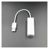 ROBAUN USB Ethernet USB 3.0 2.0 to RJ45 10/100/1000Mbps Gigabit Adapter Compatible with PC TV Set-top Network Card USB LAN(USB2.0 100Mbps) view 2