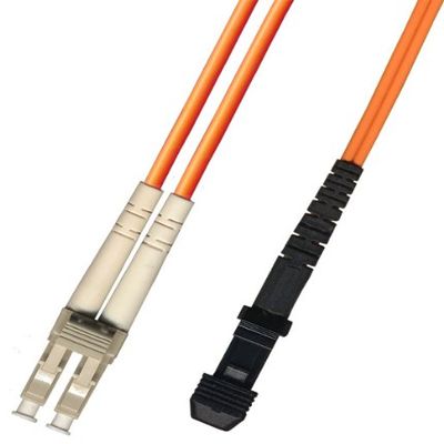 RiteAV 0.5M (1.64ft) OM2 LC to MTRJ Fiber Optic Cable Duplex Multimode 50/125 Jumper 0.5 Meter Orange Patch Cord