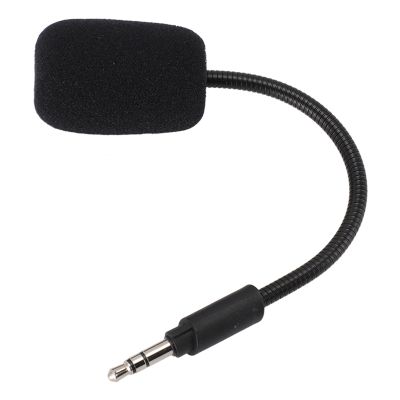 CHICIRIS Detachable Microphone Replacement, 3.5mm Plug with 360 Degree Rotating Jack, Compatible with G433 Gaming Headset, High Sensitivity, Sponge Cover for Noise Reduction