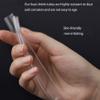 10-Pack Transparent Charger Cable Protector, 4:1 High Shrink Ratio & Non-Slip Adhesive Design  12mm x 60mm(0.47"x2.36") Clear Cord Protector for USB Cable, Never Worry About Falling Off view 4