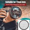 Camera Glass Filter 77mm, High Definition Kaleidoscope Lens, Creates Unique Photo Effects, Sturdy Optical Glass Material, Compatible with 77mm Camera Lenses view 2